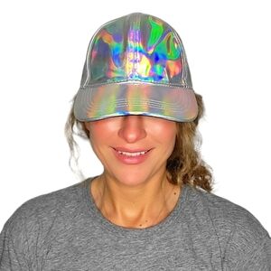 Target Metallic Baseball Cap One Size Velcro Closure One Size
